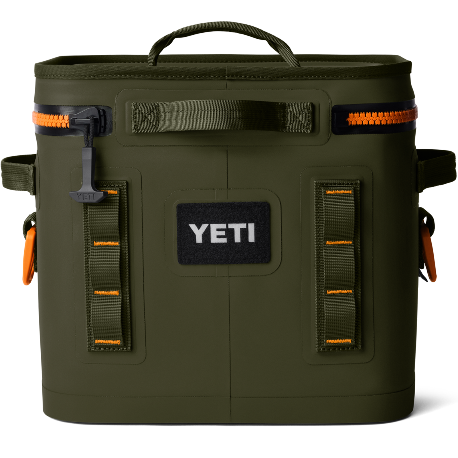 Yeti Hopper Flip 12 in Wetlands Camo back top closed