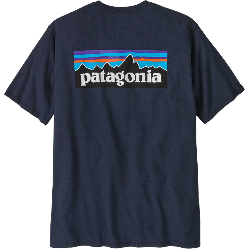 Men's P-6 Logo Responsibili-Tee, Patagonia Men's P-6 Logo Responsibili-Tee in NENA New Navy