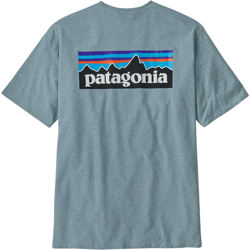 Men's P-6 Logo Responsibili-Tee, Patagonia Men's P-6 Logo Responsibili-Tee in Thermal Blue