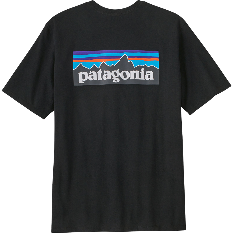 Men's P-6 Logo Responsibili-Tee, Patagonia Men's P-6 Logo Responsibili-Tee in Black