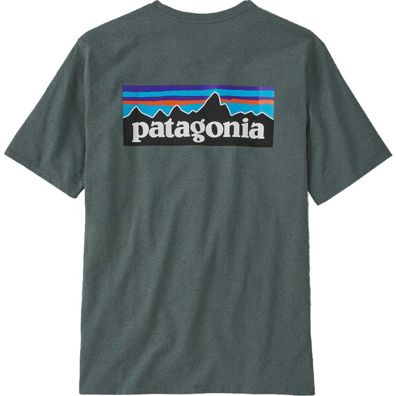 Men's P-6 Logo Responsibili-Tee, Patagonia Men's P-6 Logo Responsibili-Tee in Nouveau Green