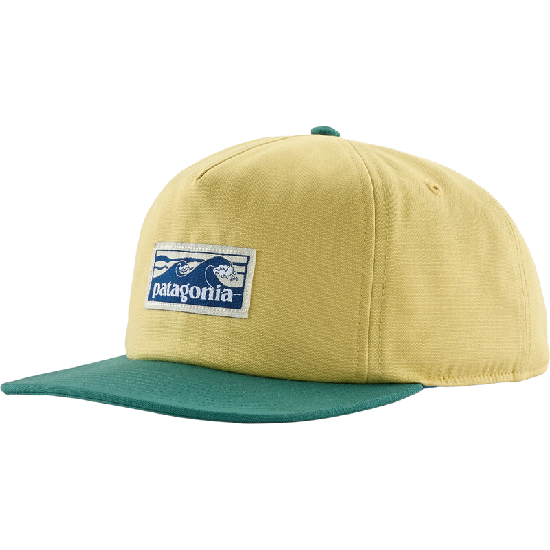 Patagonia Boardshorts Label Funfarer Cap in Limestone Yellow