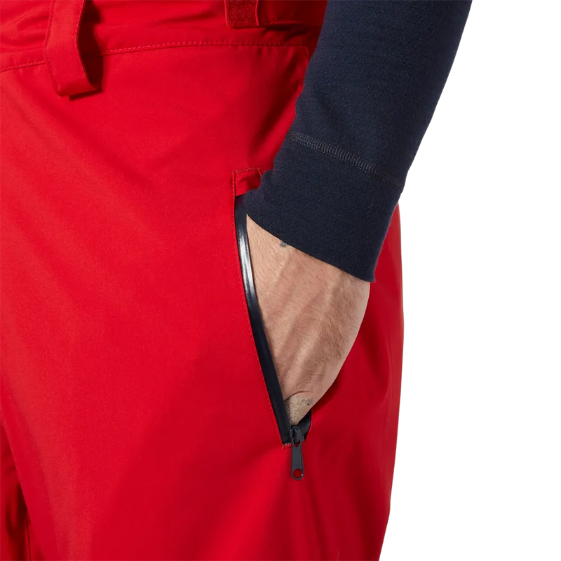 Men's Legendary Insulated Pant, Helly Hansen Men's Legendary Insulated Pant in Red left pocket