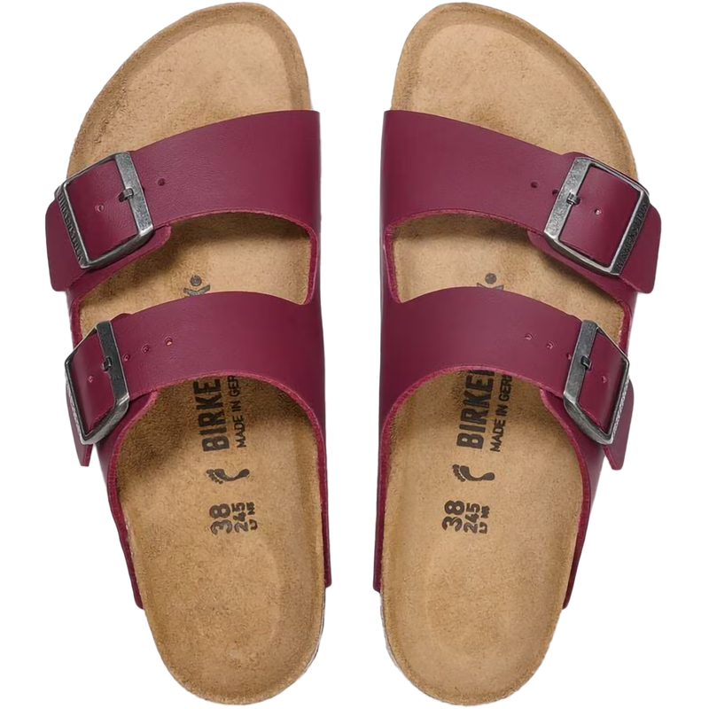 Women's Arizona - Medium/Narrow, Birkenstock Women's Arizona - Medium/Narrow in Zinfandel pair top