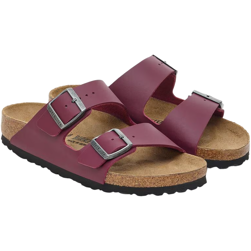 Women's Arizona - Medium/Narrow, Birkenstock Women's Arizona - Medium/Narrow in Zinfandel pair front right