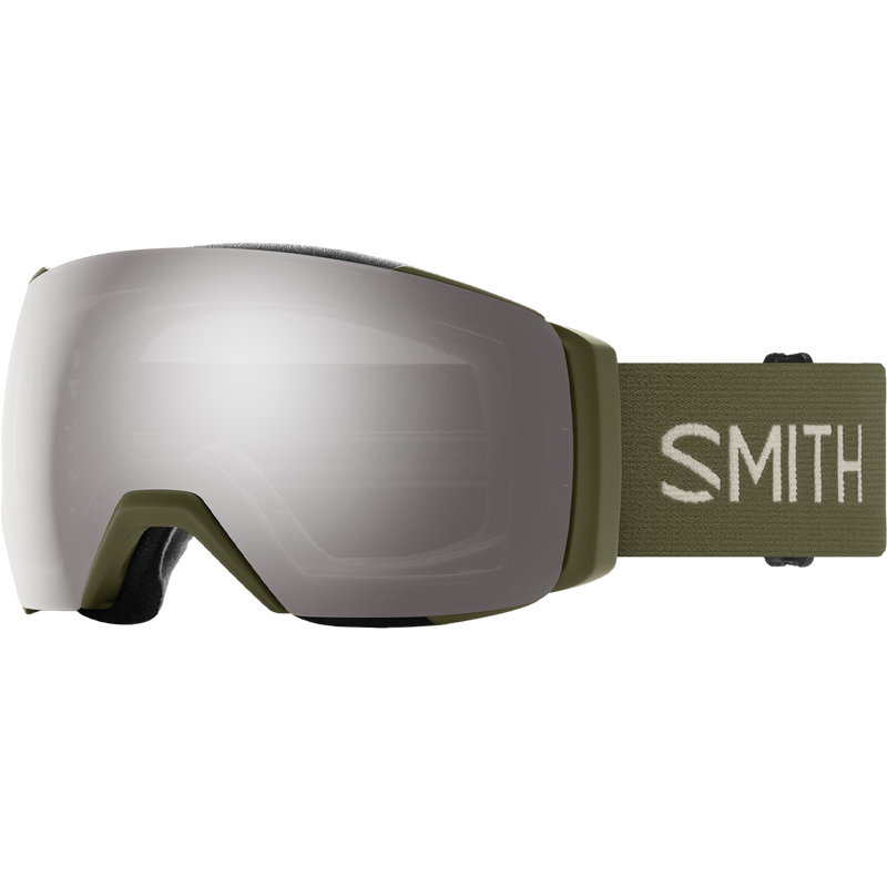 Smith Sport Optics I/O MAG XL in Forest + CP Sun Platinum Mirror