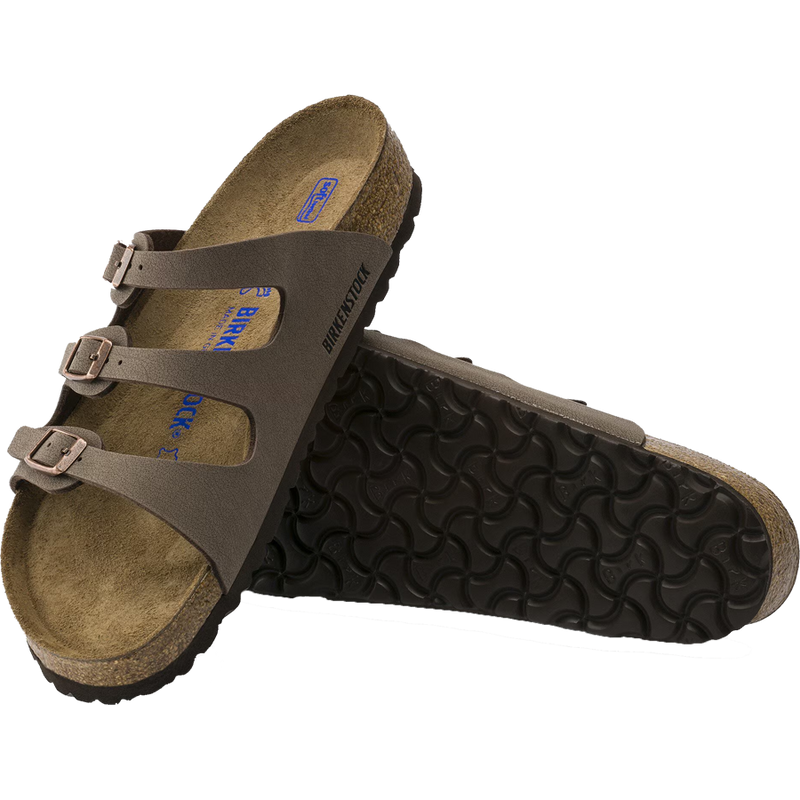 Women's Florida Soft Footbed, Birkenstock Women's Florida Soft Footbed Pair Top and Bottom