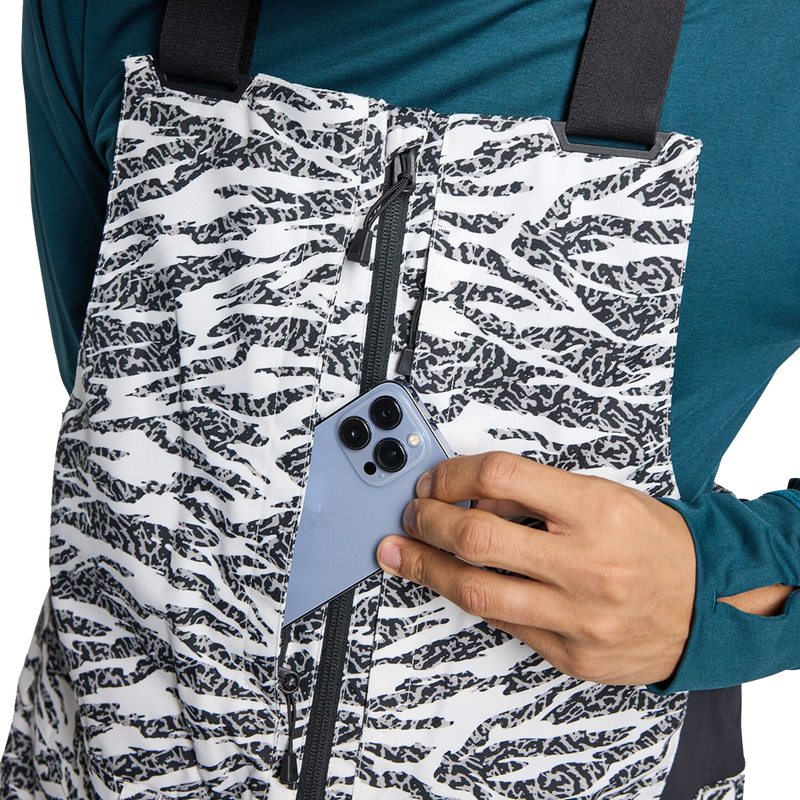 Men's Reserve Bib Pant, Burton Men's Reserve Bib Pant media pocket