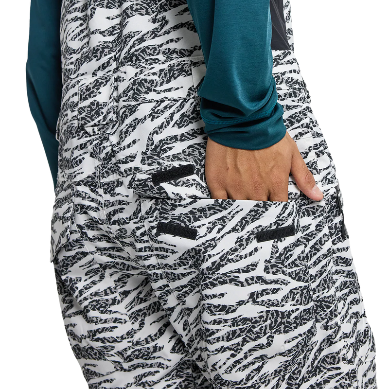 Men's Reserve Bib Pant, Burton Men's Reserve Bib Pant back pocket
