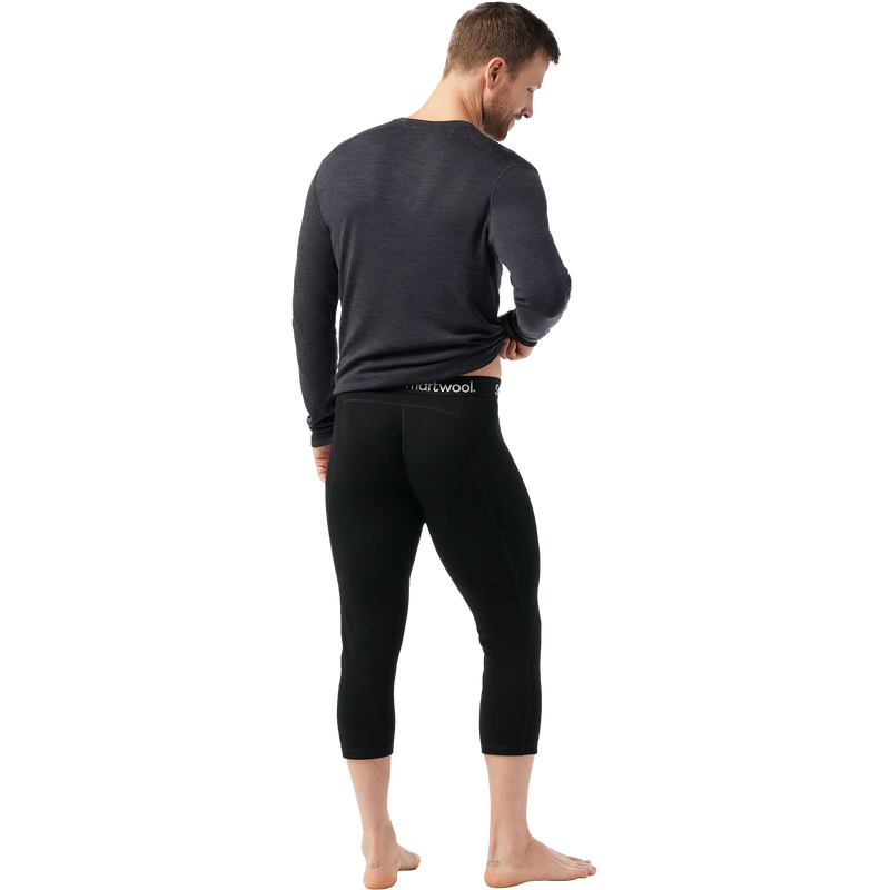 Men's Classic 250 Merino Baselayer 3/4 Bottom, Smartwool Men's Classic 250 Merino Baselayer 3/4 Bottom Back