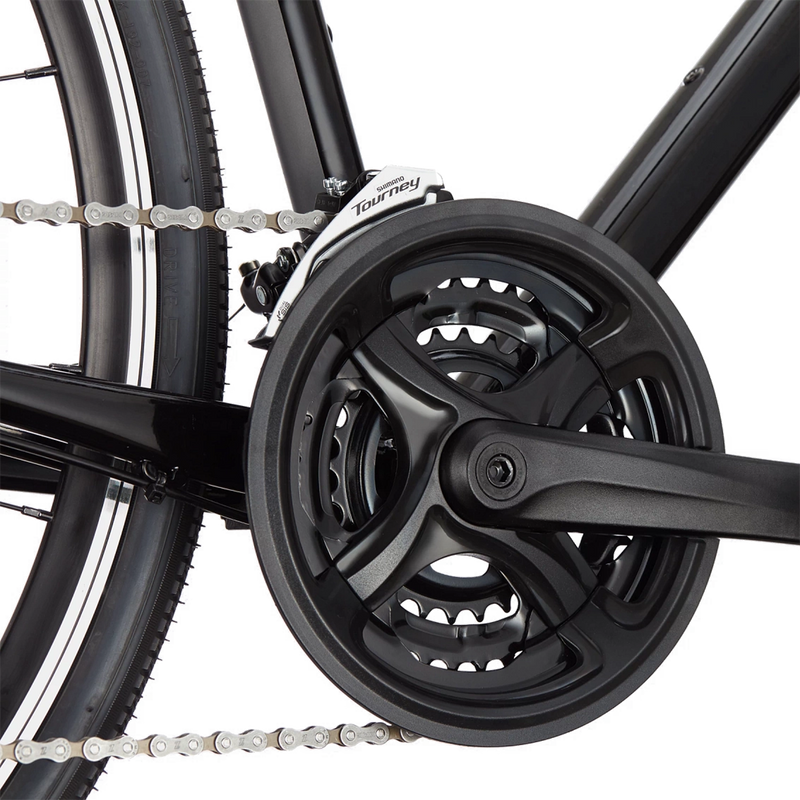 Quick 6, Cannondale Quick 6 in Black front derailleur and chainrings