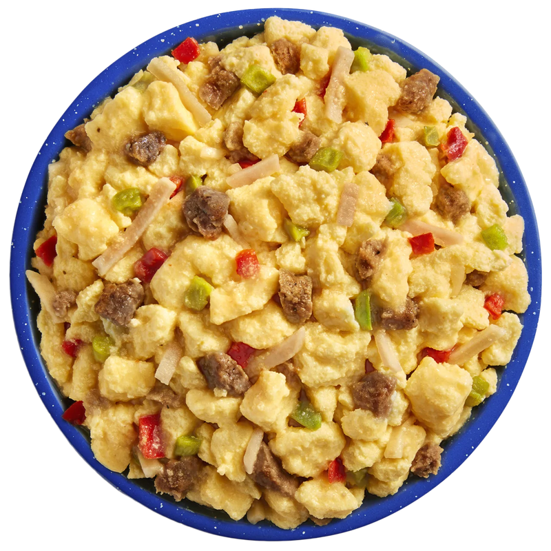 Breakfast Skillet (2 Servings), Mountain House Breakfast Skillet in bowl