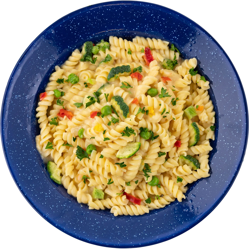 Pasta Primavera (2 Servings), Mountain House Pasta Primavera (2 Servings) in Bowl