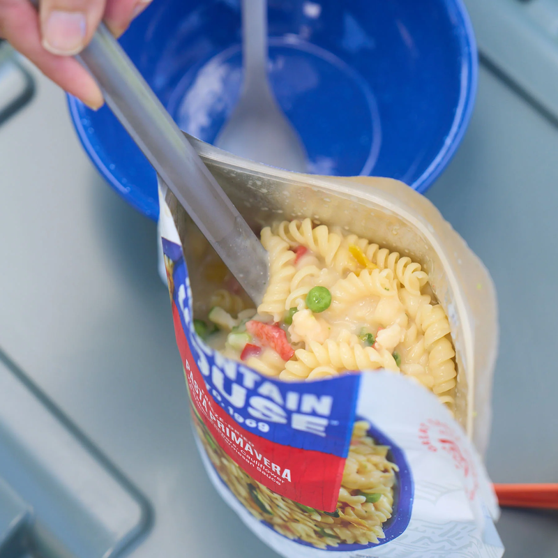 Pasta Primavera (2 Servings), Mountain House Pasta Primavera at camp
