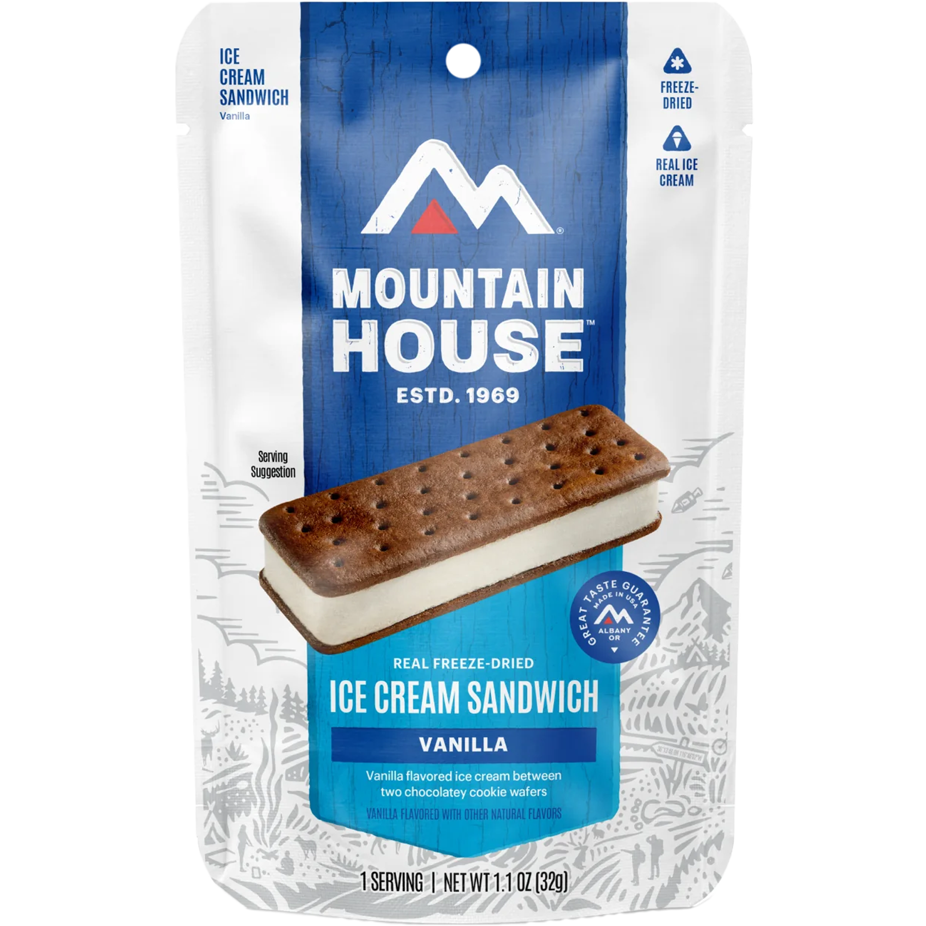 Vanilla Ice Cream Sandwich (1 Serving) alternate view