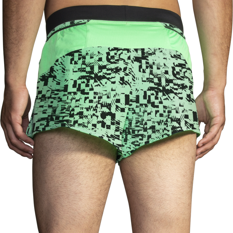 Men's Sherpa 3" Split Short, Brooks Men's Sherpa 3" Split Short back