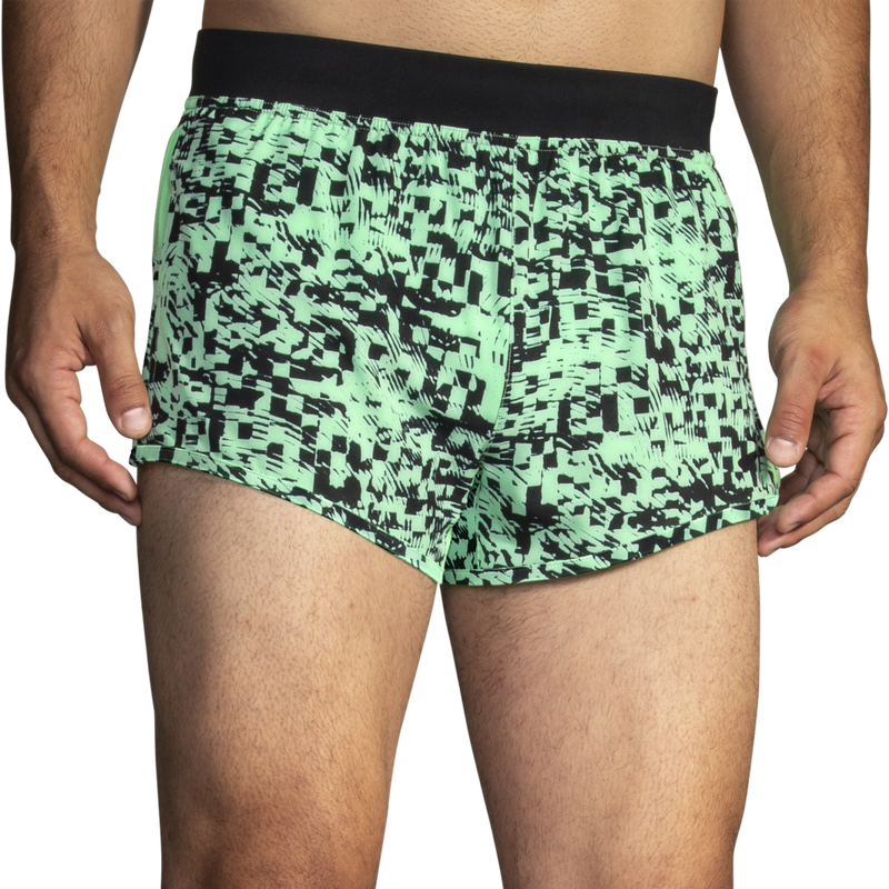 Men's Sherpa 3" Split Short, Brooks Men's Sherpa 3" Split Short front