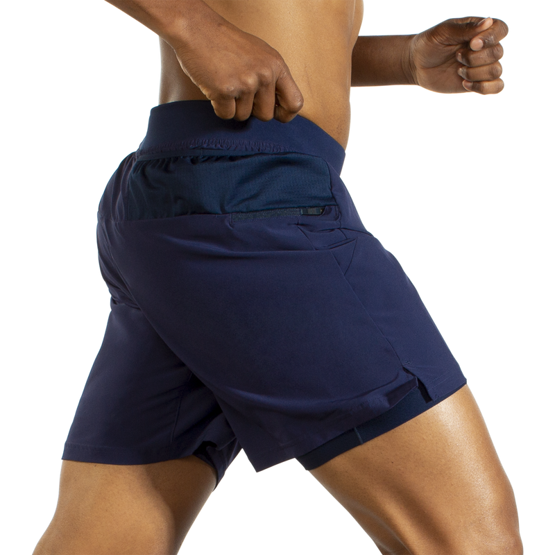 Men's Sherpa 7" 2-in-1 Short, Brooks Sherpa 7" 2-in-1 Short running