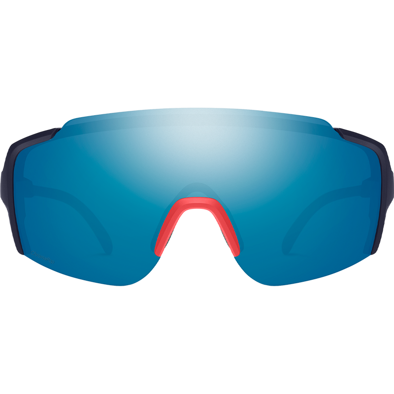 Flywheel - Matte Deep Ink/Chromapop Blue Mirror, Smith Sport Optics Flywheel in Matte Deep Ink + Chromapop Blue Mirror Lens