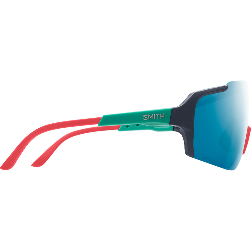 Flywheel - Matte Deep Ink/Chromapop Blue Mirror, Smith Sport Optics Flywheel side