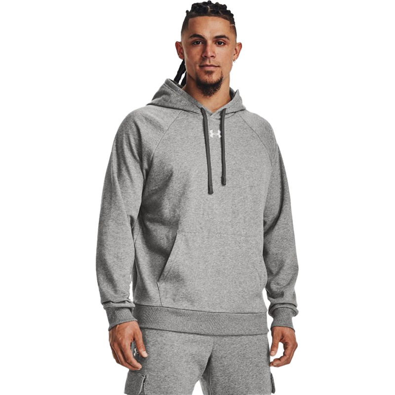 Men's Rival Fleece Pullover Hoodie, Under Armour Men's Rival Fleece Pullover Hoodie front
