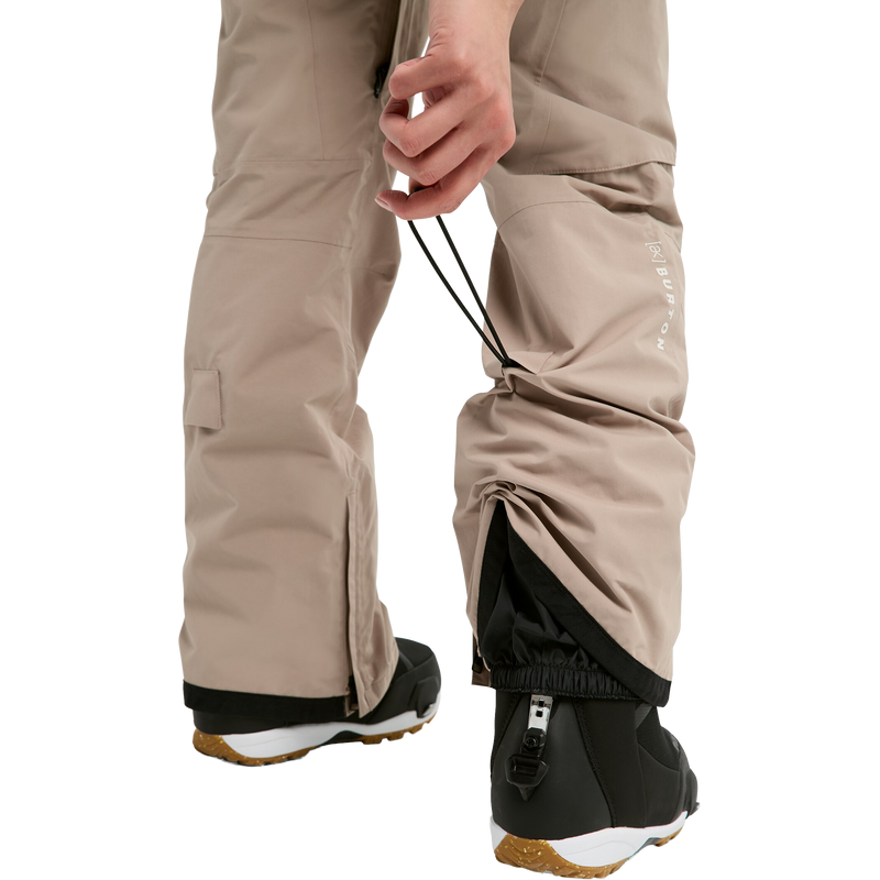 Women's AK Gore-Tex Summit Pant, Burton Women's AK Gore-Tex Summit Pant AH2-Summit Taupe cuff draw string