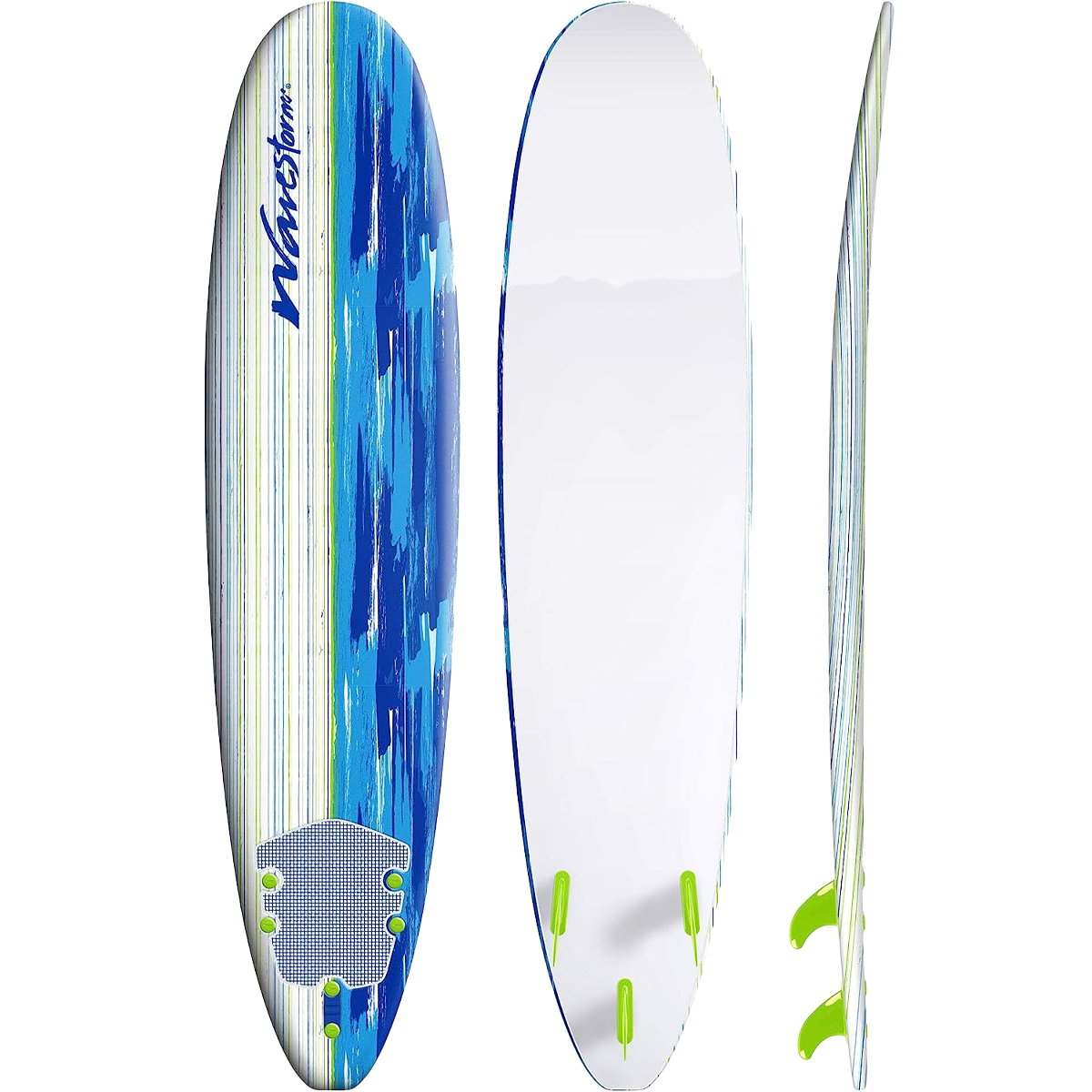 Wavestorm 8'0 Classic Surfboard w/ Leash alternate view