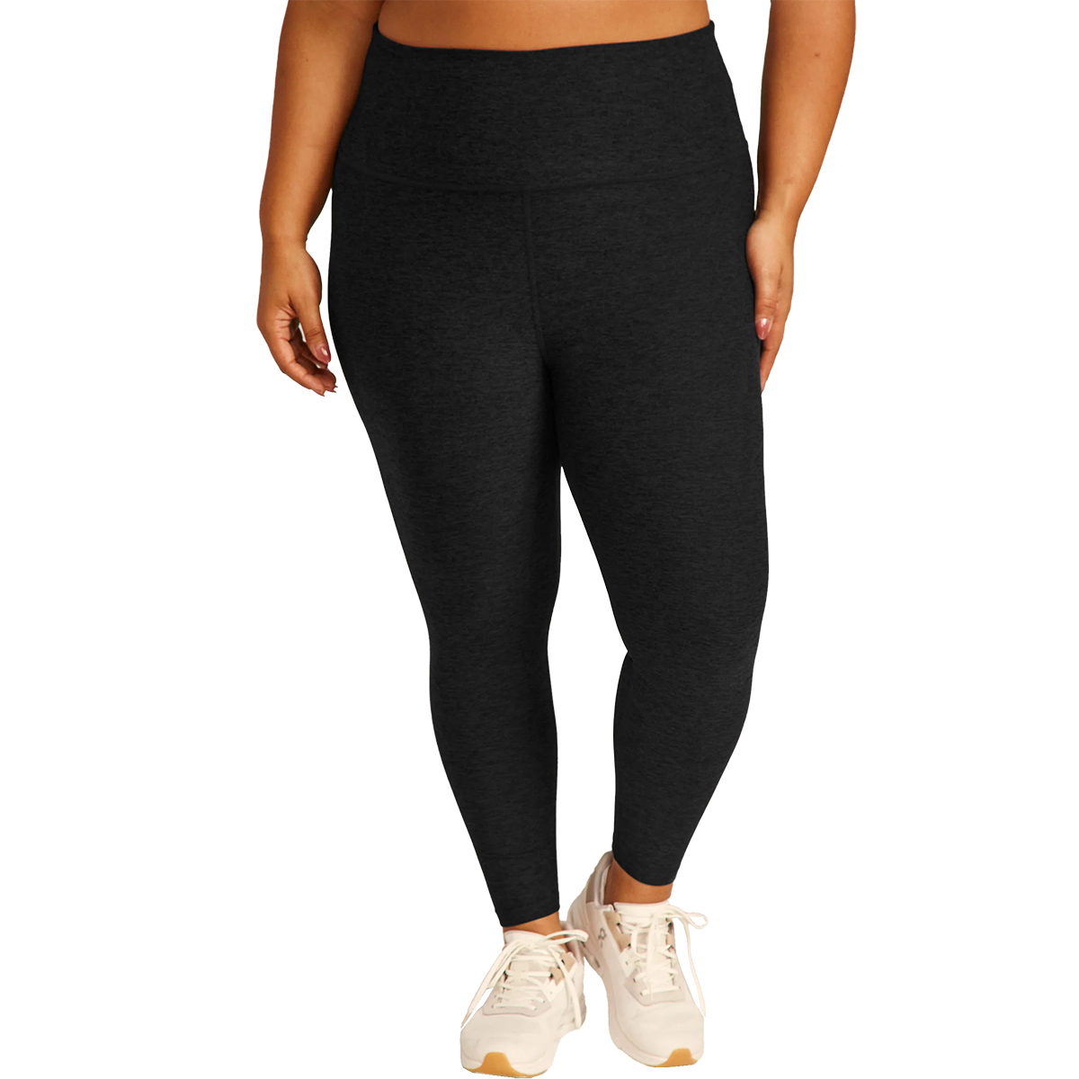 Women's Spacedye High Waisted Midi Legging - Extended alternate view