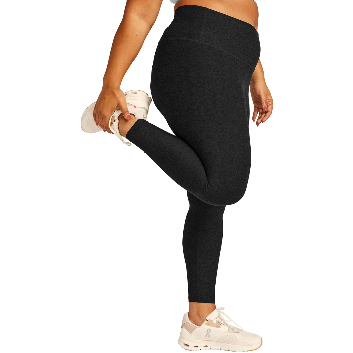 Women's Spacedye High Waisted Midi Legging - Extended alternate view