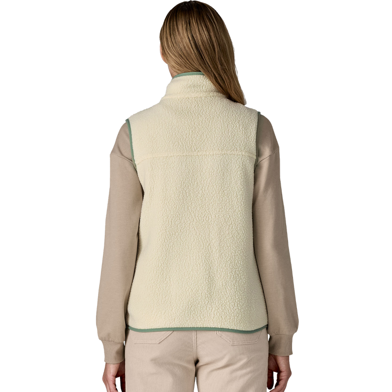 Women's Retro Pile Fleece Vest, Patagonia Women's Retro Pile Fleece Vest back