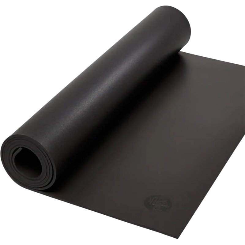 GRP Adapt Yoga Mat 5mm, Manduka GRP Adapt Yoga Mat 5mm in Jet Black half rolled
