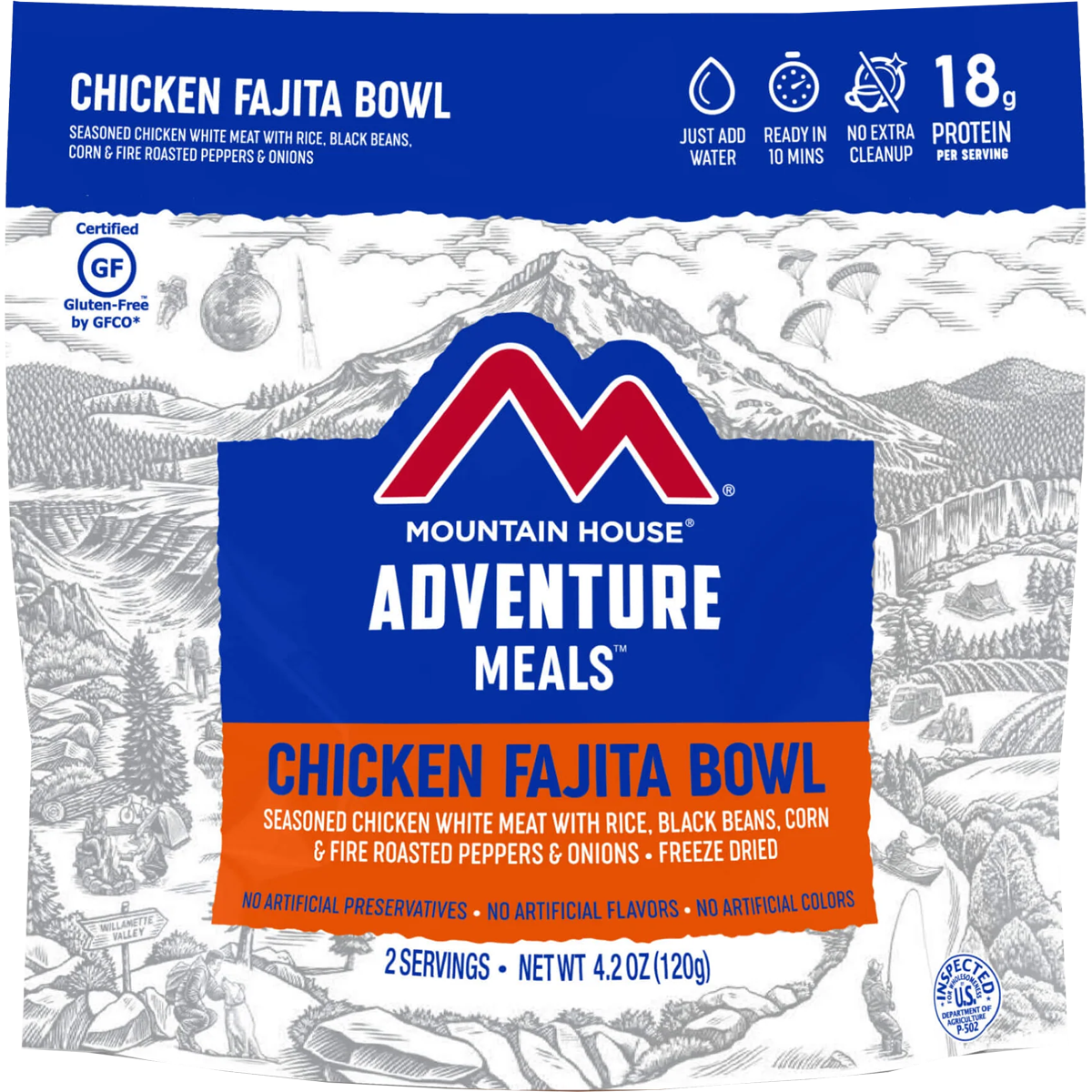 Chicken Fajita Bowl (2 Servings) alternate view