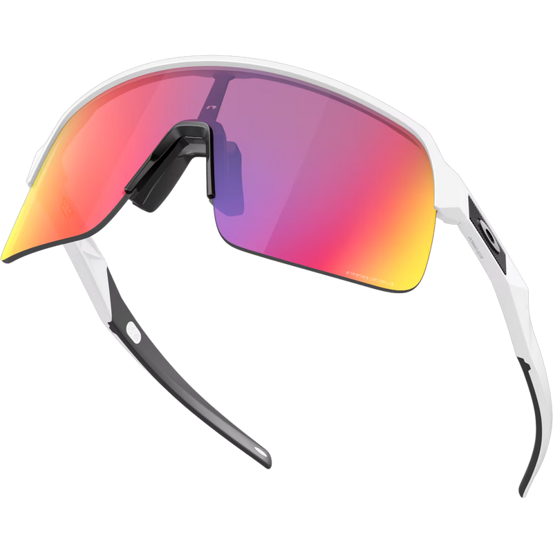Sutro Lite - Matte White/Prizm Road, Oakley Sutro Lite Matte White Prizm Road in Matte White Prizm Road front bottom left