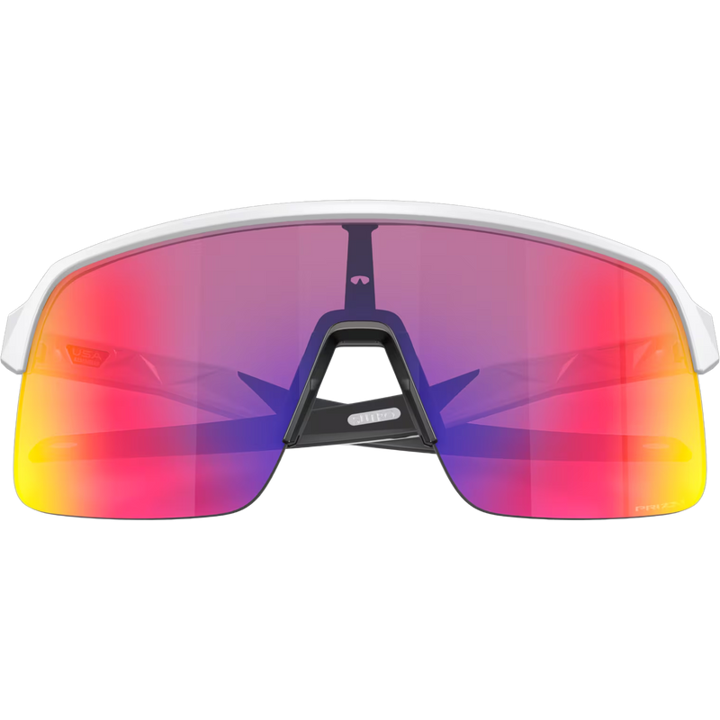 Sutro Lite - Matte White/Prizm Road, Oakley Sutro Lite Matte White Prizm Road in Matte White Prizm Road front folded