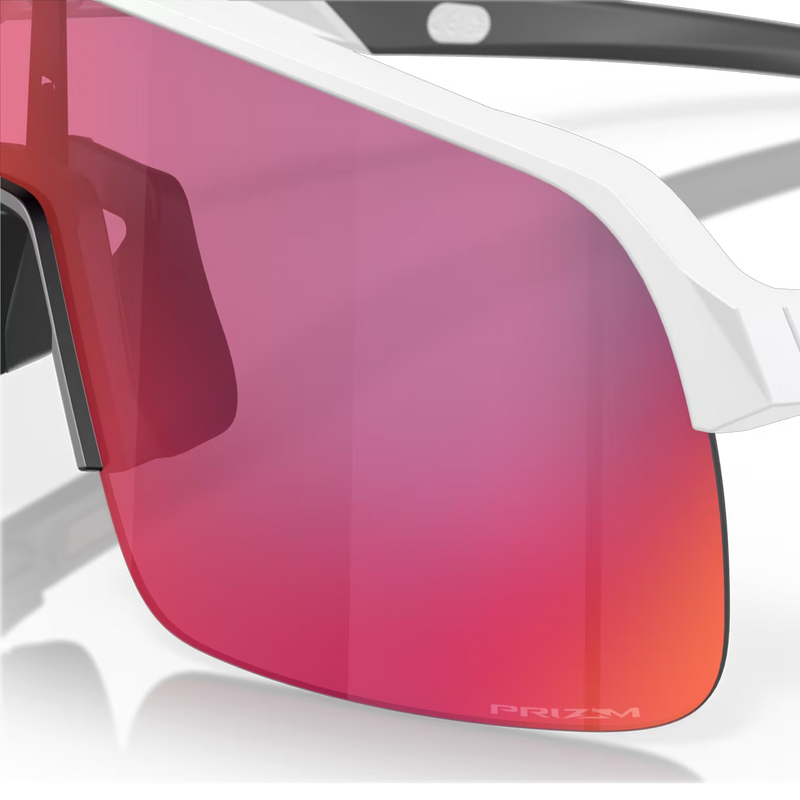 Sutro Lite - Matte White/Prizm Road, Oakley Sutro Lite Matte White Prizm Road in Matte White Prizm Road lens left