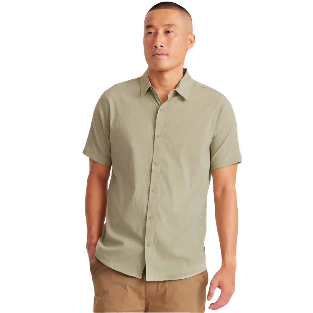 Men's Bless Up Short Sleeve Breathable Stretch Shirt alternate view