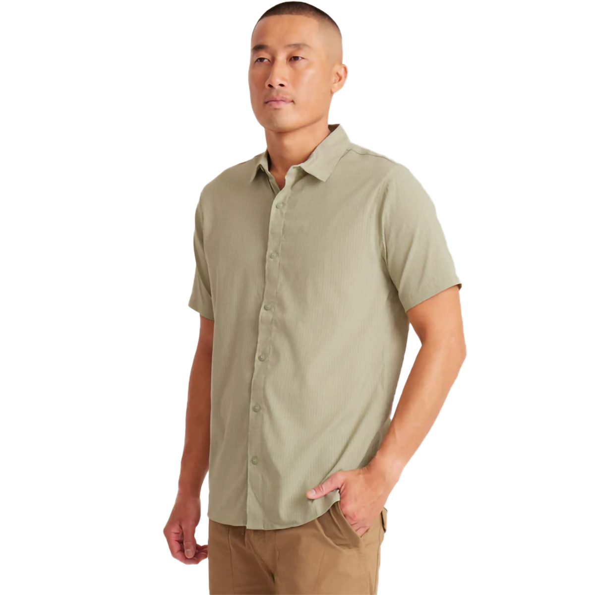 Men's Bless Up Short Sleeve Breathable Stretch Shirt alternate view