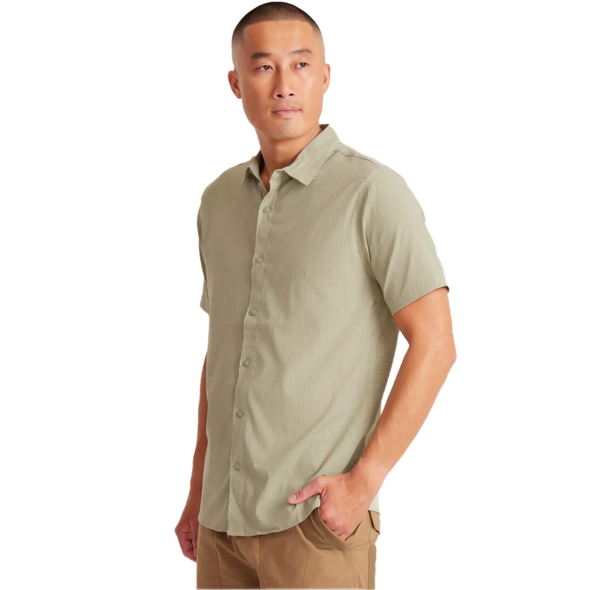 Men's Bless Up Short Sleeve Breathable Stretch Shirt alternate view