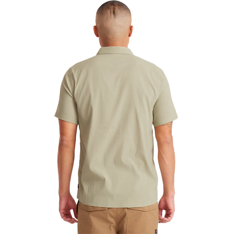 Men's Bless Up Short Sleeve Breathable Stretch Shirt, Roark Men's Bless Up Short Sleeve Breathable Stretch Shirt in Sage back