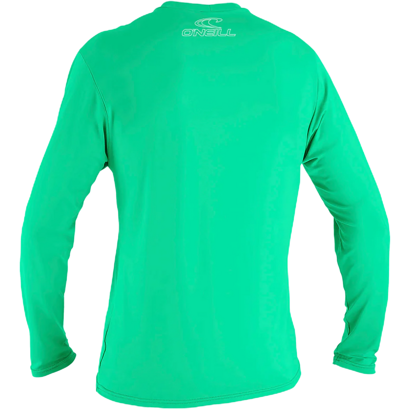 Youth Basic Skins 50+ Long Sleeve Sun Shirt, O'Neill Wetsuits Boys' Basic Skins 50+ Long Sleeve Sun Shirt 253 Seaglass back