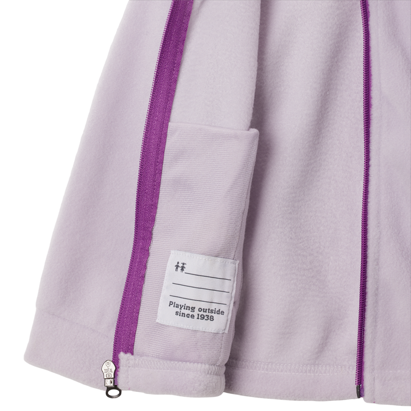 Youth Benton Springs Full Zip Fleece, Columbia Youth Benton Springs Full Zip Fleece inside label