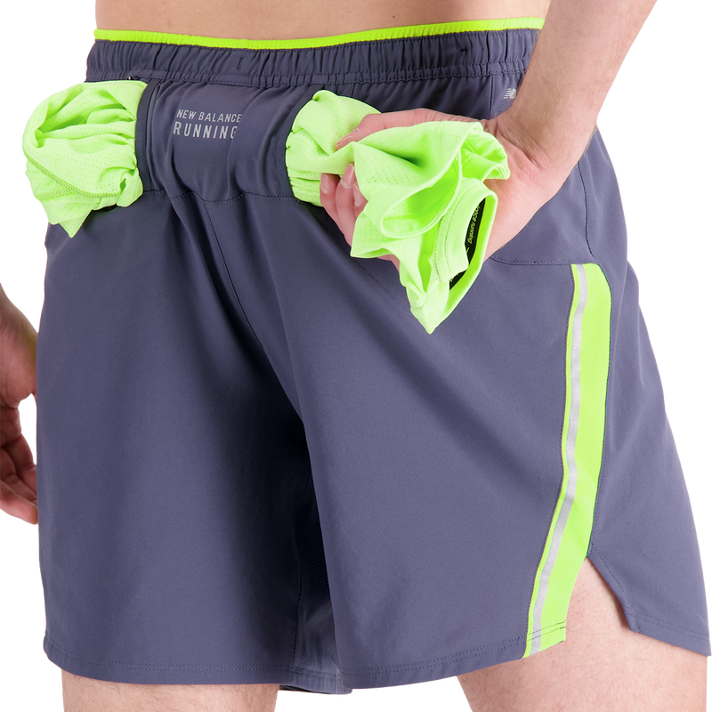 New Balance Men's Impact Short 7" tunnel pocket