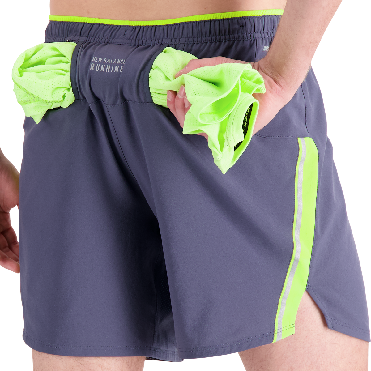 New Balance Men's Impact Short 7" tunnel pocket