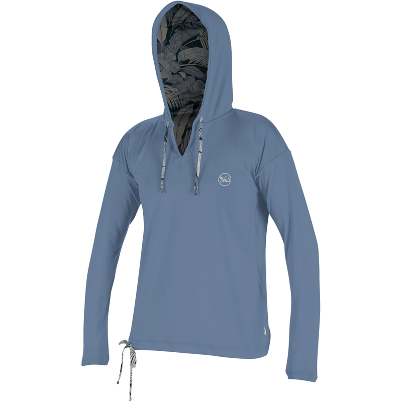 Women's Side Print Long Sleeve Hoodie, Featured Image