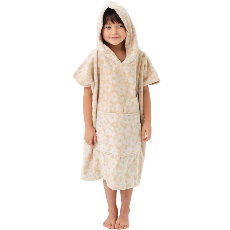 Youth Everyday Fleece Poncho, Slowtide Youth Changing Poncho hood up