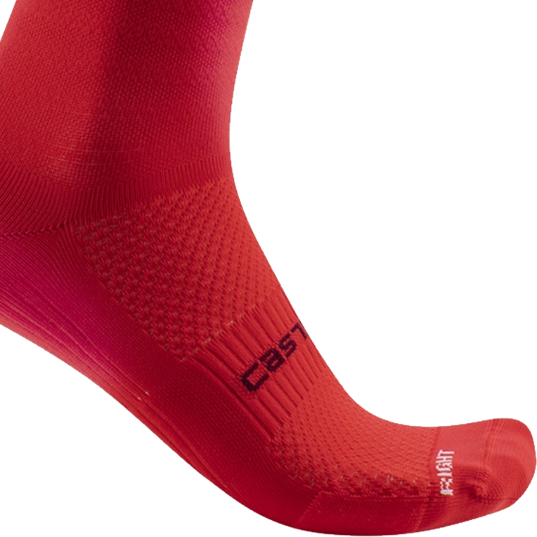 Women's Rosso Corsa 11 Sock, Castelli Women's Rosso Corsa 11 Sock toe
