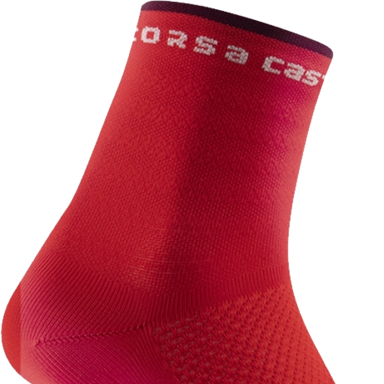 Women's Rosso Corsa 11 Sock, Castelli Women's Rosso Corsa 11 Sock cuff
