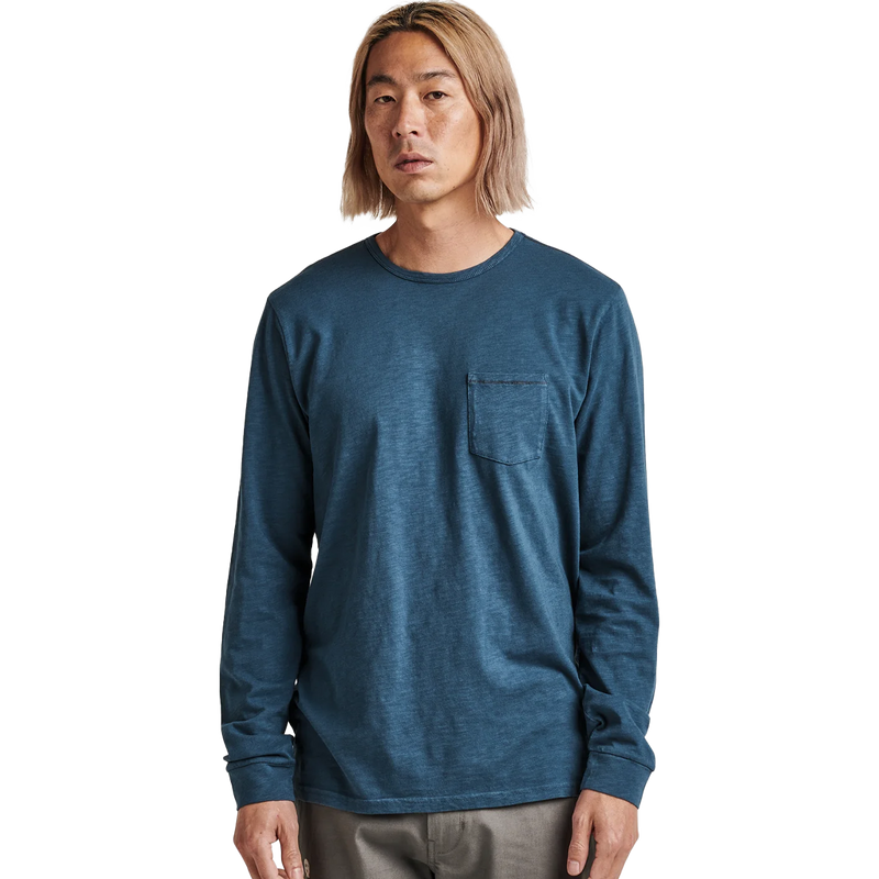 Men's Well Worn Midweight Organic Long Sleeve Tee, Roark Men's Well Worn Midweight Organic Long Sleeve Tee front