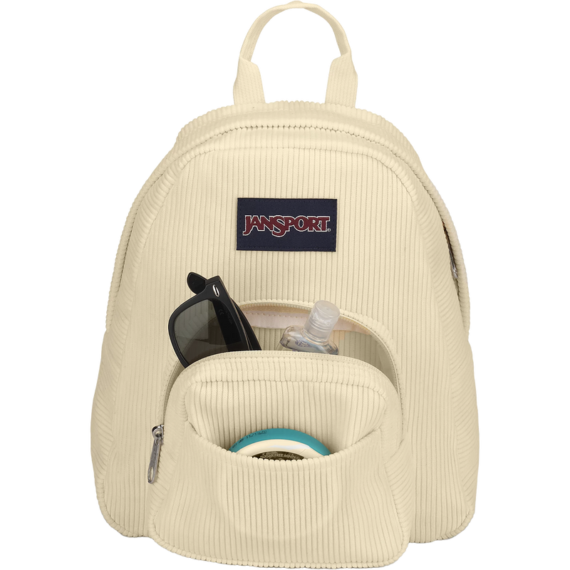 Half Pint FX, Jansport Half Pint FX front pocket open with accessories