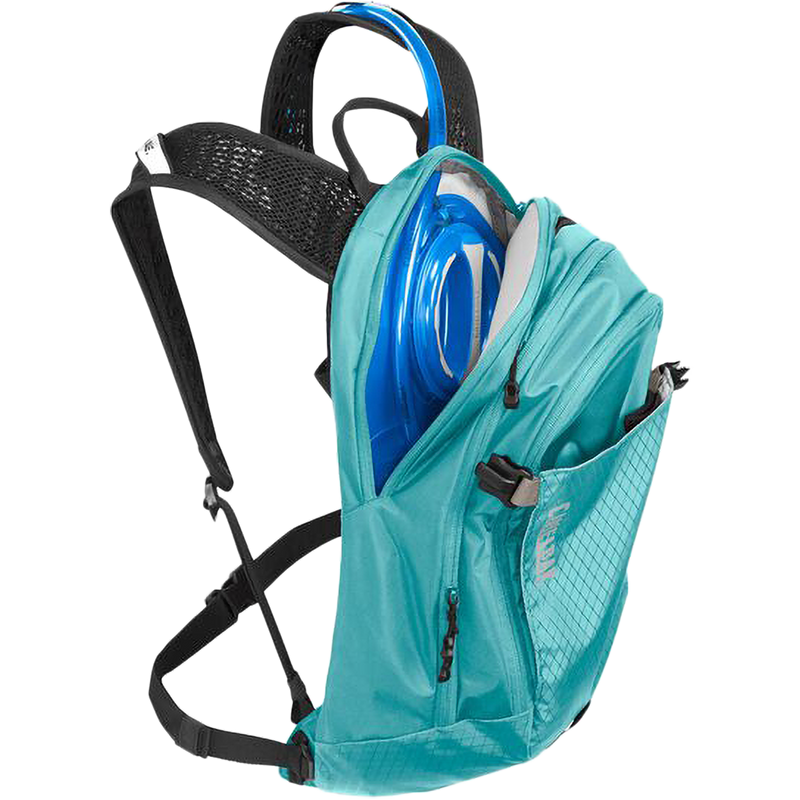 Women's M.U.L.E. 12, Camelbak Women's M.U.L.E. 12 in Latigo Teal reservoir pocket